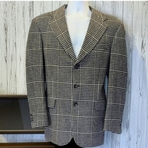 70s/80s Botany 500 Classic Houndstooth Men's Blazer